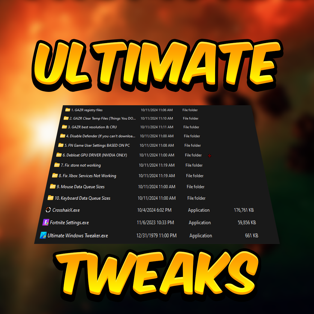 GAZR ULTIMATE TWEAK PACK